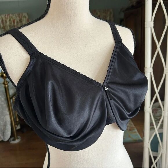Wacoal Bra Black Simple Shaping Minimizer Underwire size 44D - Picture 10 of 14